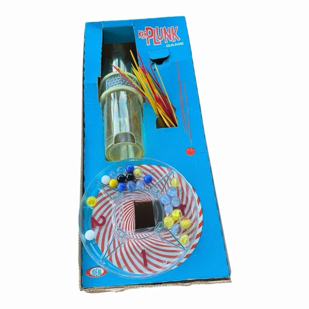 Vintage 1967 KerPlunk Game by Ideal Made In USA Original Box